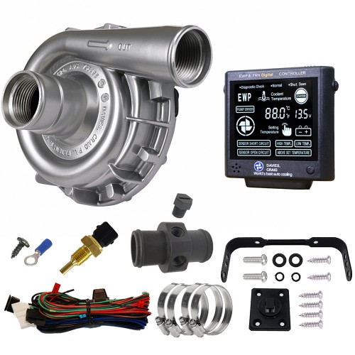 EWP115 Alloy Combo Remote Electric Water Pump & Controller (12V) (#8950)