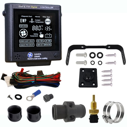 Electric Water Pump & Fan Digital Controller Kit (#8002)