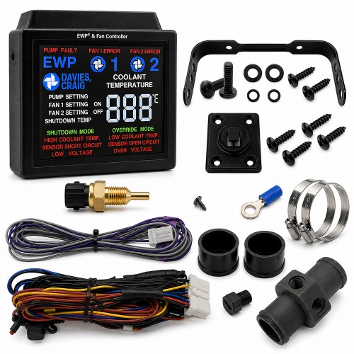 Electric Water Pump & Fan Digital Controller Kit - Colour LCD (#8003)