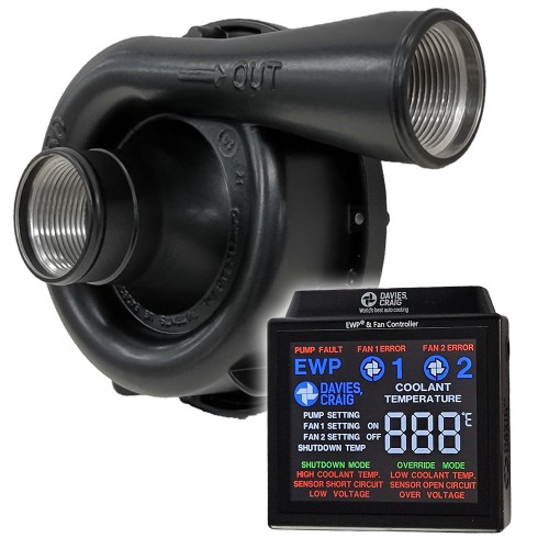 EWP150 BLACK Combo Remote Electric Water Pump & Controller (12V) (#8975)