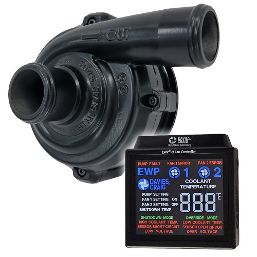 EWP80 Alloy Combo Remote Electric Water Pump & Controller (12V) (#8919)