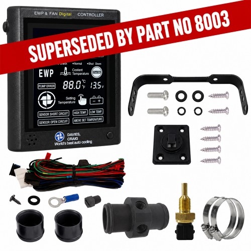 Electric Water Pump & Fan Digital Controller Kit (#8002)